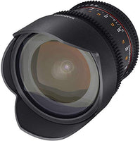 Samyang 10 mm T3.1 VDSLR II Manual Focus Video Lens for Sony E-Mount Camera