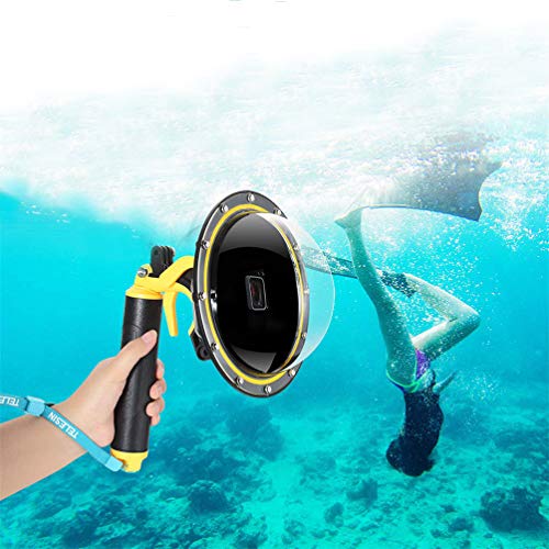 for GoPro Dome Port, GoPro Accessories for Dome GoPro Hero 5 6 7 2018 Black with Trigger Pistol and Floating Grip Housing, for GoPro Camera Underwater Case Underwater Diving Accessories