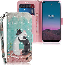 Load image into Gallery viewer, EMAXELER Huawei Y9 2019 Case 3D Creative Cartoon Pattern PU Leather Flip Wallet Case Kickstand Credit Cards Slot Stand Case Cover for Huawei Y9 2019 / Enjoy 9 Plus Black and White Cat TX
