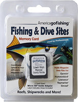 America Go Fishing - Fishing and Dive Sites Memory Card - Lower Keys Monroe County Florida