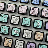 Adobe Illustrator Galaxy Series Keyboard Labels 12X12 Size