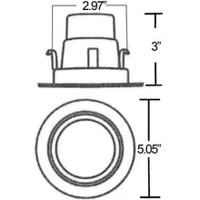 Load image into Gallery viewer, Morris 72601 14.5W 5000K LED Recessed Lighting Retrofit Kit, Smooth Bezel, 1200 lm, 120V, 5&quot;- 6&quot;, White
