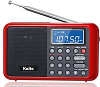 Kaito Ka108 Super Sound Quality Am Fm Shortwave Radio With Mp3 Player And Radio Recorder, Radio Time