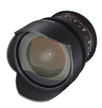 Load image into Gallery viewer, Samyang 10 mm T3.1 VDSLR II Manual Focus Video Lens for Canon DSLR Camera
