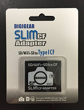 Load image into Gallery viewer, DIGIGEAR SLIM CF Adapter : SD SDHC SDXC WiFi-SD eyefi to Type I Compact Flash Card
