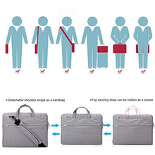Load image into Gallery viewer, Lacdo 13 Inch Laptop Shoulder Bag Sleeve Case Compatible 13.3-inch Apple MacBook Pro Retina 2012-2015 | Old MacBook Air 13.3&quot; | Surface Book | 12.9 iPad Pro | Asus, HP, Chromebook Notebook, Gray
