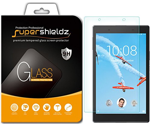Supershieldz Designed for Lenovo Tab 4 8 (8 inch) Tempered Glass Screen Protector, Anti Scratch, Bubble Free,