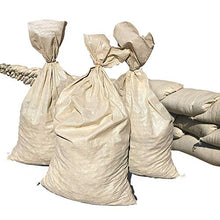 Load image into Gallery viewer, Sandbaggy Empty Poly Sandbags | Size: 14&quot; x 26&quot; - Beige | Military Grade | Protects Homes &amp; Businesses From Flooding | Sand Bags Trusted by US Military | UV Protected For All Weather (1000 Bags)
