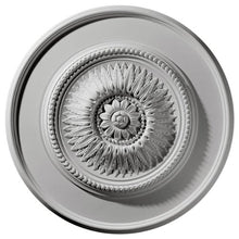 Load image into Gallery viewer, Ekena Millwork CM23FL Floral Ceiling Medallion, 23 1/2&quot;OD x 2 3/4&quot;P, Factory Primed
