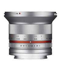 Load image into Gallery viewer, Samyang 1220502102 Lens 12 MM F2.0 for Connecting Canon M- Silver
