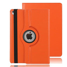Load image into Gallery viewer, TechCode iPad Pro 9.7 Cover Case, 360 Rotating Magnetic PU Leather Book Style Smart Case Screen Protection Cover for Apple iPad Pro 9.7 inch 2016,Orange
