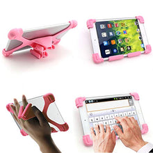 Load image into Gallery viewer, Universal 7 inch Tablet Case, Shockproof Silicone Stand Cover 7&quot;-8&quot; for All Versions RCA Voyager Vankyo Yuntab Samsung Google Nexus MatrixPad Z1 Huawei 7&quot; Android Tablet and More, Pink
