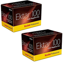 Load image into Gallery viewer, Kodak Ektar 100 Professional ISO 100, 35mm, 36 Exposures, Color Negative Film (Pack of 2)
