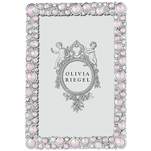 Rose McKenzie Silver Crystal Pink 4x6 Frame by Olivia Riegel - 4x6