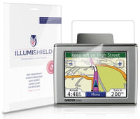 iLLumiShield Screen Protector Compatible with Garmin Nuvi 350 (3-Pack) Clear HD Shield Anti-Bubble and Anti-Fingerprint PET Film