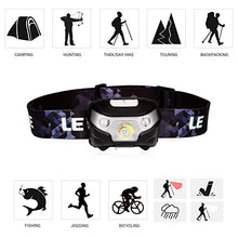 Load image into Gallery viewer, LED Rechargeable Headlamp Flashlights, Headlight with 5 Modes, Adjustable and Lightweight, Easy to Use, Perfect for Hands Free Running, Jogging, Camping, Hiking and More, USB Cable Included

