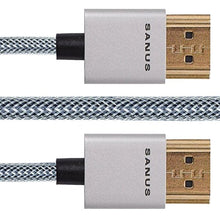 Load image into Gallery viewer, Sanus Super Slim 4&#39; HDMI Cable - 4 Feet - 18 Gbps High-Speed Supports Full 1080P, 4K, UltraHD, 3D, Ethernet, and Audio Return Channel - SOA-SH4
