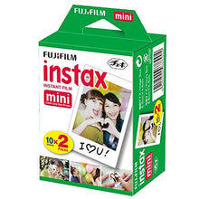 Load image into Gallery viewer, Fujifilm instax Mini Instant Film (20 Exposures) + 20 Sticker Frames for Fuji Instax Prints Solar Package
