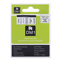 Great Quality Label Tape Cassette for Dymo D1 45010 Black on Clear 12mm x 7M 1 Pack