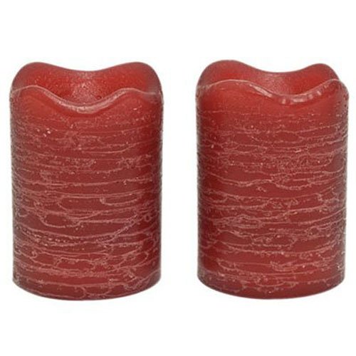 Sterno Home CG10288CU45 Pomegranate-Scented Flameless Candle, Currant, 2-Pack