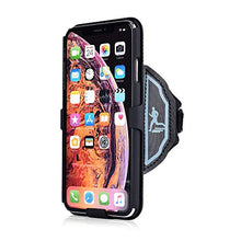Load image into Gallery viewer, igooke Sports Armband Wristband Case for iPhone Xs Max XR, Hybrid Hard Case Cover with Sport Armband, 180 Rotative Holster, Sport Armband for Running Jogging Exercise or Gym (iPhone Xs Max)
