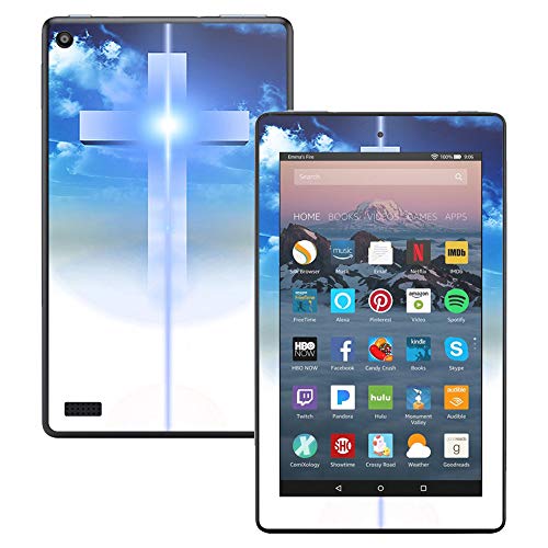 MightySkins Skin Compatible with Amazon Kindle Fire 7 (2017) - Cross | Protective, Durable, and Unique Vinyl Decal wrap Cover | Easy to Apply, Remove, and Change Styles | Made in The USA