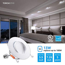 Load image into Gallery viewer, Torchstar 5/6 Inch Retrofit Led Gimbal Downlight, 900lm, 13 W (75 W Equiv.), Ul &amp; Energy Star Certifie
