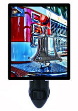 Load image into Gallery viewer, Firefighter Night Light, Firetruck Bell
