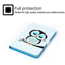 Load image into Gallery viewer, Galaxy T350 Cute Animal Pattern Tablet Case, PU Leather Protection Durable Stand Tablet Cover with Magnetic Closure &amp; Card Slots &amp;Money Holder Shell for Samsung Galaxy Tab A 8.0 T350/P350, Owl
