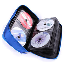 Load image into Gallery viewer, New 96 Disc CD VCD DVD Blu-Ray Storage Bag Wallet Holder Case Box - Blue
