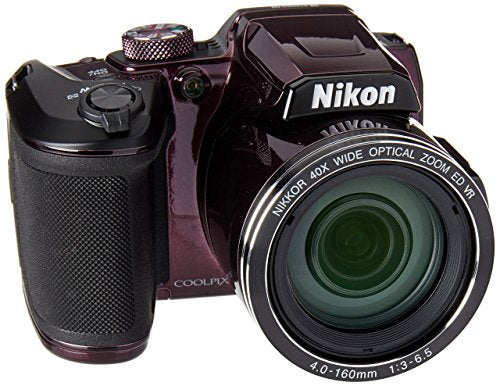 Nikon - COOLPIX B500 16.0-Megapixel Digital Camera - Plum (Renewed)