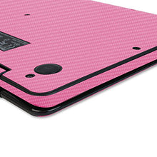 Load image into Gallery viewer, Skinomi Pink Carbon Fiber Full Body Skin Compatible with Asus Transformer Book Flip (TP200SA)(Full Coverage) TechSkin with Anti-Bubble Clear Film Screen Protector
