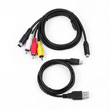 Load image into Gallery viewer, MaxLLTo AV A/V TV Video + USB Data SYNC Cable for Sony Camcorder Handycam DCR-SX34/E/R/L
