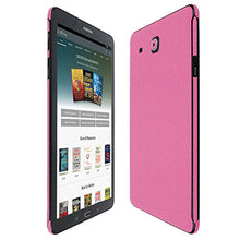 Load image into Gallery viewer, Skinomi Pink Carbon Fiber Full Body Skin Compatible with Samsung Galaxy Tab E Nook 9.6 (Full Coverage) TechSkin with Anti-Bubble Clear Film Screen Protector
