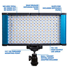 Load image into Gallery viewer, Dracast Camlux Pro Bi-Color On-Camera Light (DRCAMLPROB), Blue

