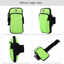 Load image into Gallery viewer, 5Colors Arm Bag for Phone Outdoor Sport Armbag Arm Case for iPhone 7 with Running Armband Jogging Arm Pouch Gym, Cycling, Biking, Hiking.(Green)
