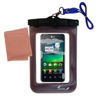 Gomadic Outdoor Waterproof Carrying case Suitable for The LG Optimus 2X to use Underwater - Keeps Device Clean and Dry