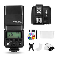 GODOX TT350N 2.4G HSS 1/8000s TTL GN36 Flash Speedlite with X1T-N Wireless Trigger Transmitter Compatible for Nikon Camera