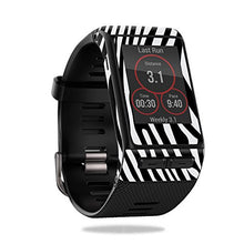 Load image into Gallery viewer, MightySkins Skin Compatible with Garmin Vivoactive HR - Black Zebra | Protective, Durable, and Unique Vinyl Decal wrap Cover | Easy to Apply, Remove, and Change Styles | Made in The USA
