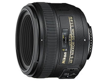Load image into Gallery viewer, Nikon AF-S NIKKOR 50mm f/1.4G Lens, Black [Nital Card: -
