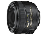 Nikon AF-S NIKKOR 50mm f/1.4G Lens, Black [Nital Card: -