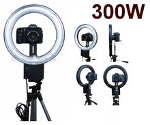 Load image into Gallery viewer, Camera 300W Macro, Portrait Ring Light for Nikon D90, DX, D90, D40, D60, D80, D70, D40x, D50, D70s, D300s, D700, D300, DX, D200, D100, D3000, D5000, D3s, D3x, D3, D1, D2x
