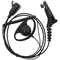 AOER D-Sharp Ear Hanger with PTT MIC for Motorola MOTOTRBO XPR-6300 XPR-6350 XPR-6380 XPR-6500 XPR-6550 XPR-6580 XPR-7350 XPR-7550