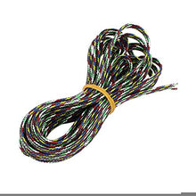 Load image into Gallery viewer, Aexit 4mm PET Tube Fittings Cable Wire Wrap Expandable Braided Sleeving Multicolor Microbore Tubing Connectors 5M Length
