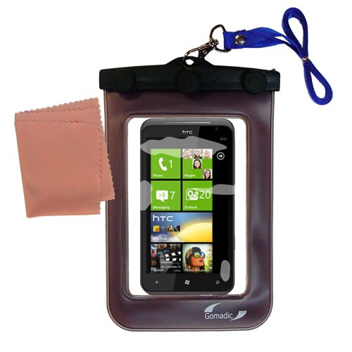 Gomadic Outdoor Waterproof Carrying case Suitable for The HTC Titan to use Underwater - Keeps Device Clean and Dry