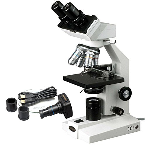 40X-1600X Binocular Microscope + 1.3MP Digital Camera + Mech. Stage