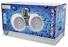 Load image into Gallery viewer, (2) Rockville Dual 8&quot; 800w Wakeboard Tower Speakers+2-Channel Amplifier+Amp Kit
