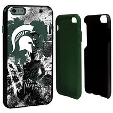 Load image into Gallery viewer, Guard Dog Collegiate Hybrid Case for iPhone 6 Plus / 6s Plus  Paulson Designs  Michigan State Spartans
