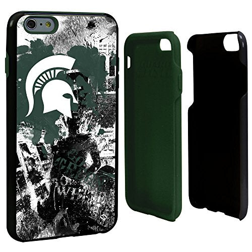 Guard Dog Collegiate Hybrid Case for iPhone 6 Plus / 6s Plus  Paulson Designs  Michigan State Spartans