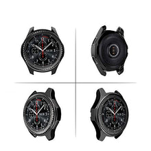 Load image into Gallery viewer, FitTurn Compatible with Gear S3 Frontier SM-R760 Case,Soft TPU Fashion Metal Color Frame Shock Resistant Proof Cover Protector Shell for Samsung Gear S3 Frontier SM-R760, Galaxy Watch 46mm SM-R800
